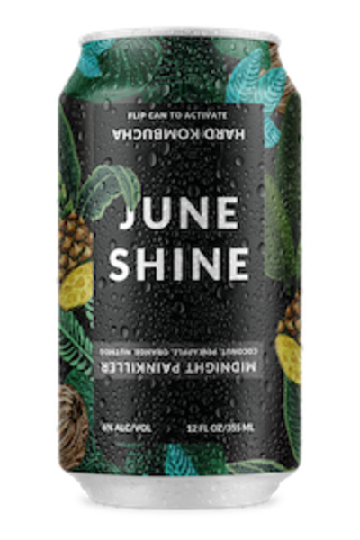 JuneShine Midnight Painkiller Hard Kombucha - Beer - 6x 12oz Cans