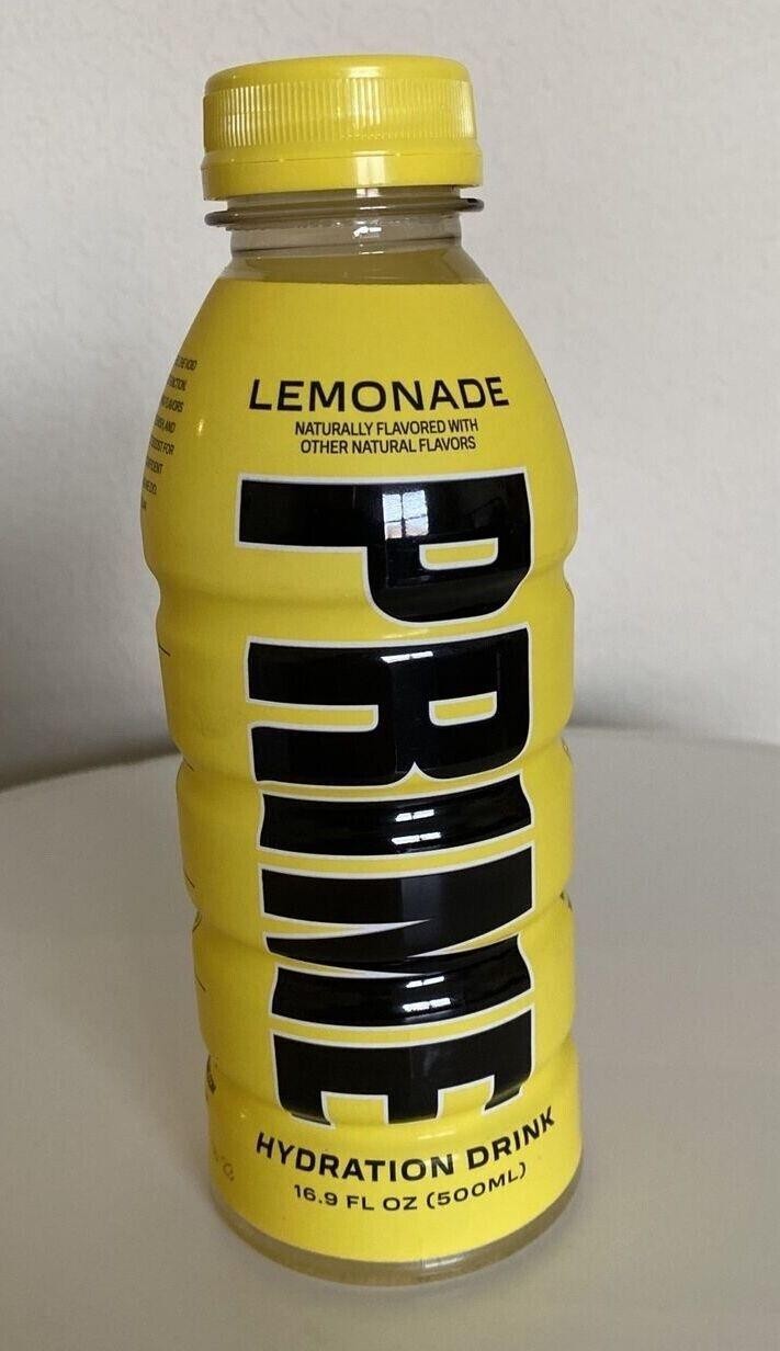 Prime Hydration Lemonade KSI Logan Paul X2 Bottles
