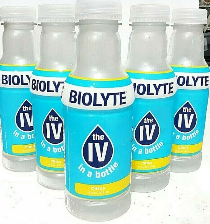 BIOLYTE  Electrolytes and Fluid Replacement Drink Citrus Flavor 16oz