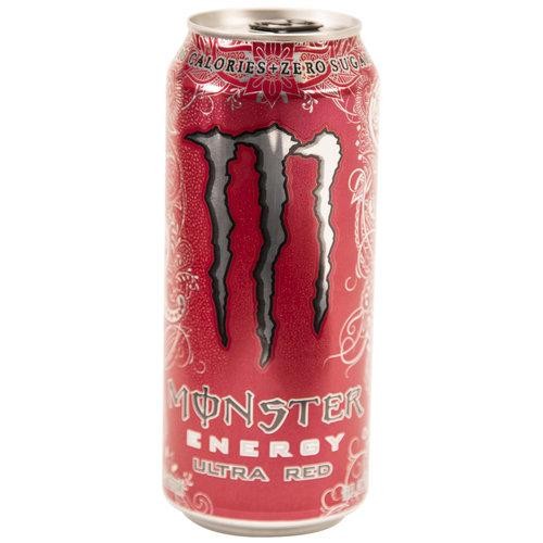 Monster Ultra Red Energy Drink, 16 Oz