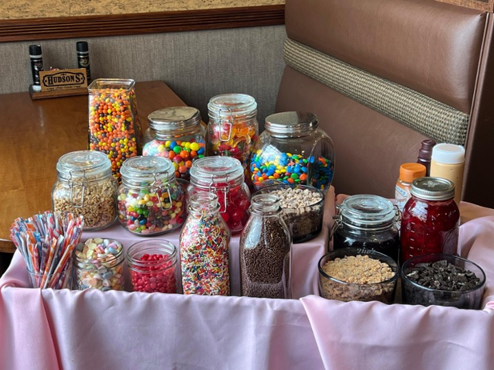 Tableside Sundae Bar for 4