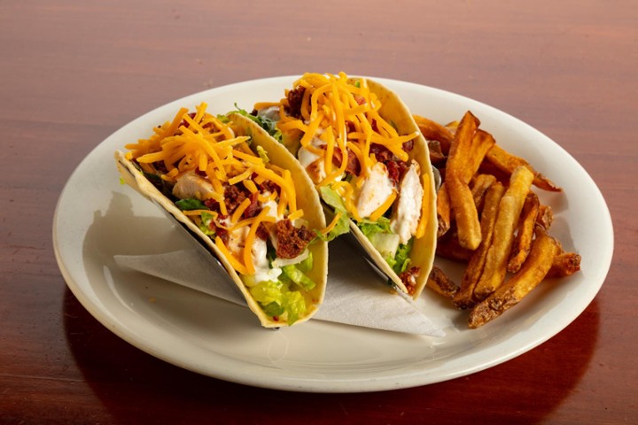 Chicken Bacon Ranch Tacos