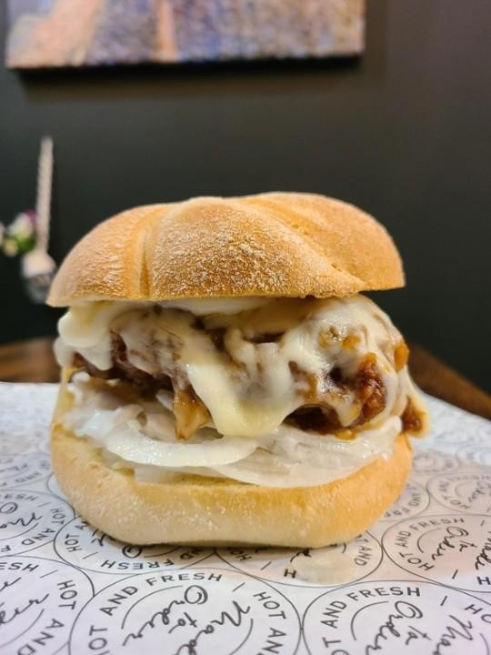 BBQ Onion Chicken Sandwich