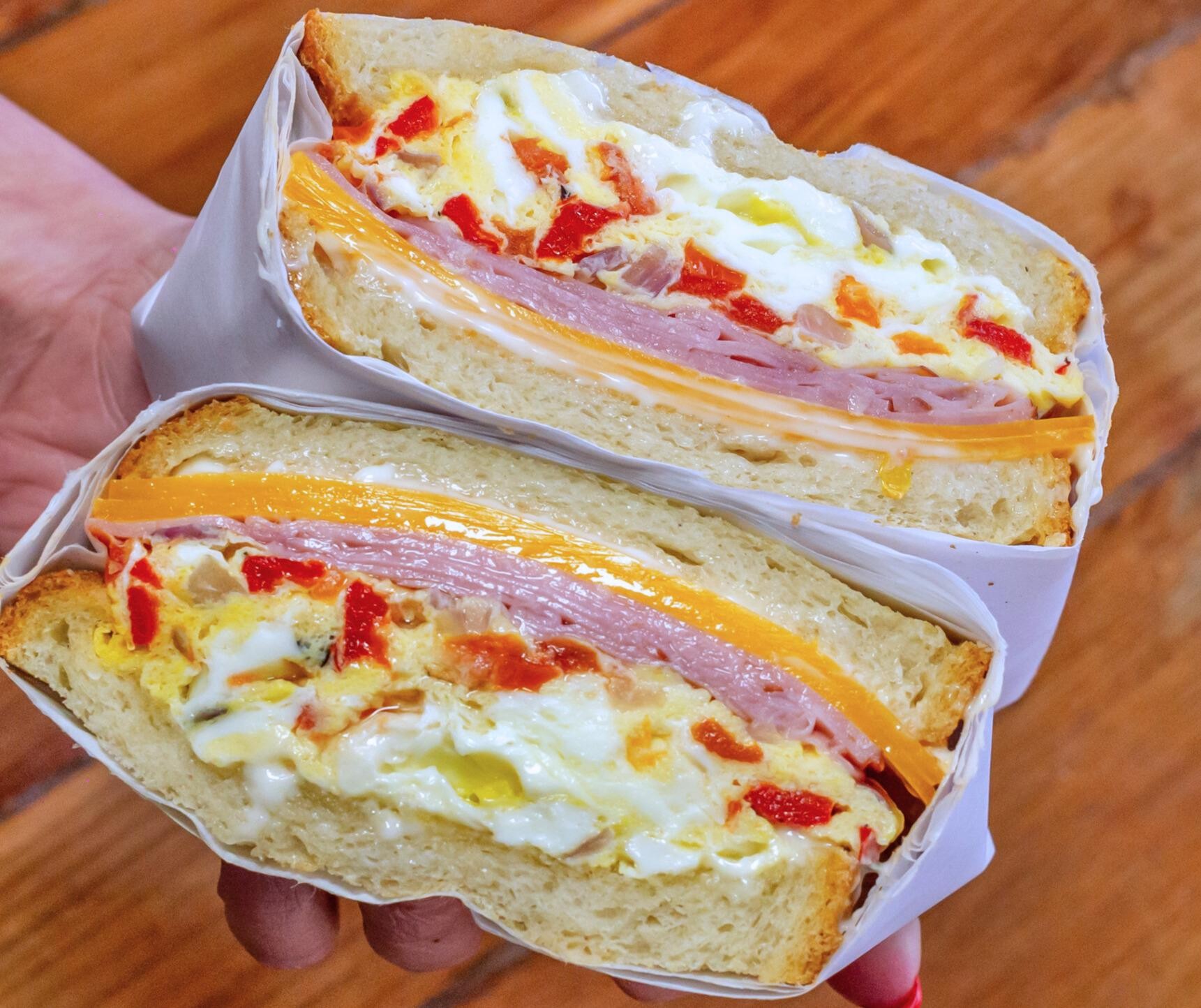 -Denver Omelet Sandwich-
