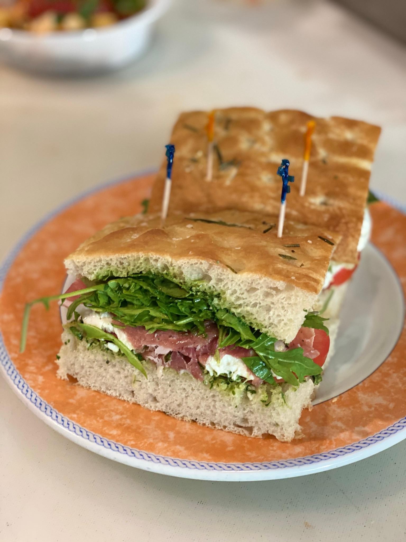 Prosciutto di Parma Focaccia Sandwich