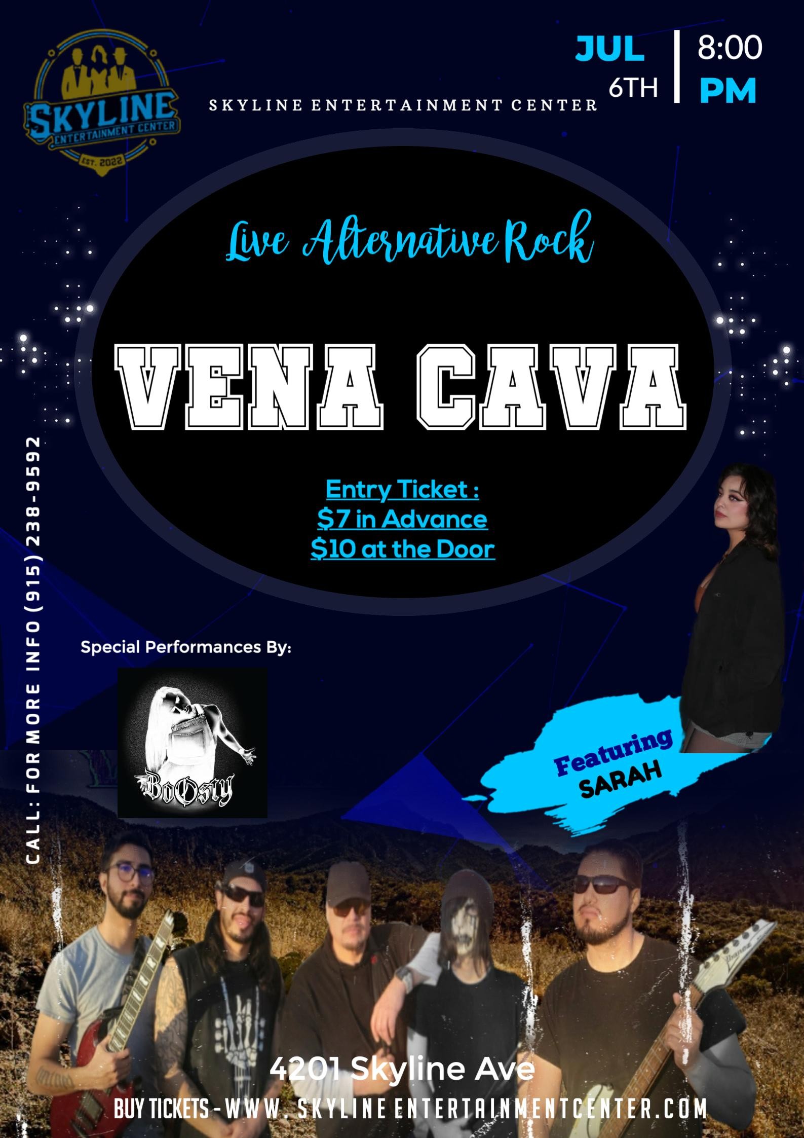 Alternative Rock Night with Vena Cava -- Advance Ticket