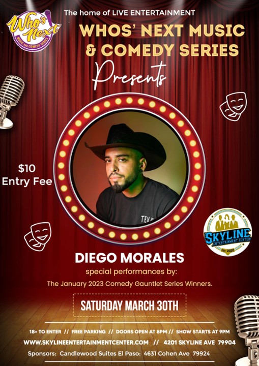 Who's Next Music and Comedy Series Presents:  Diego Morales