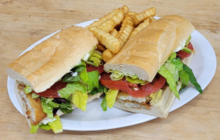 Fried Flounder Sandwich