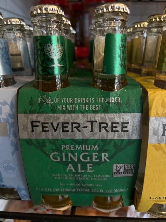 FEVER TREE GINGER ALE 4PK