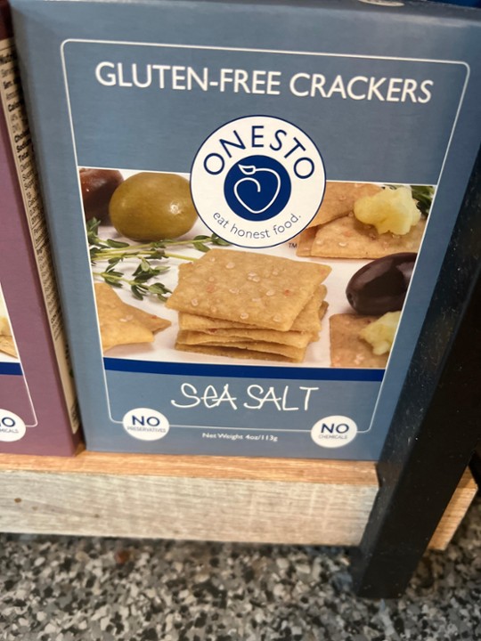 G-FREE CRACKERS SEA SALT