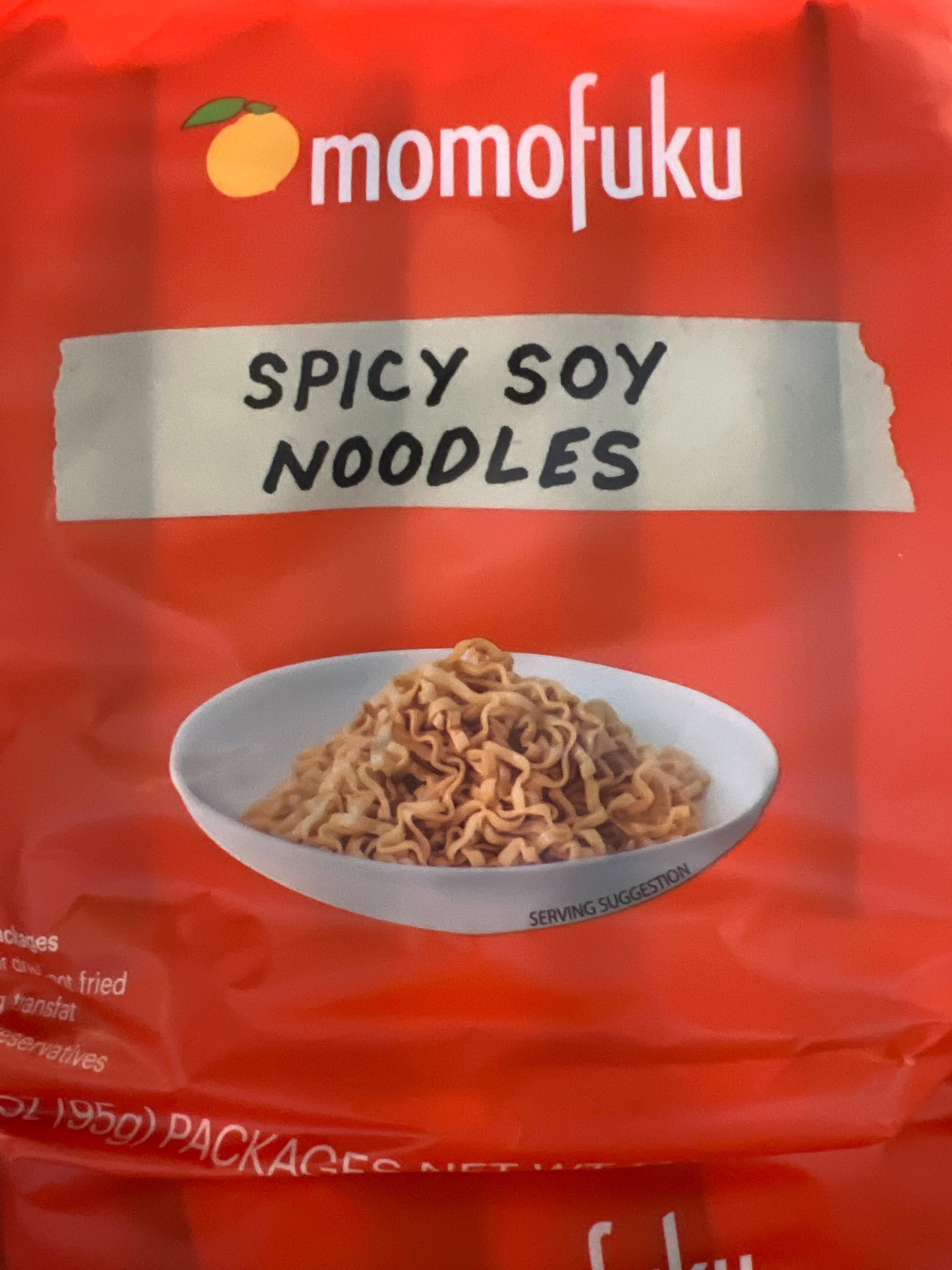 MOMOFUKU SPICY SOY NOODLES