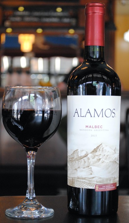 Glass La Posta Malbec