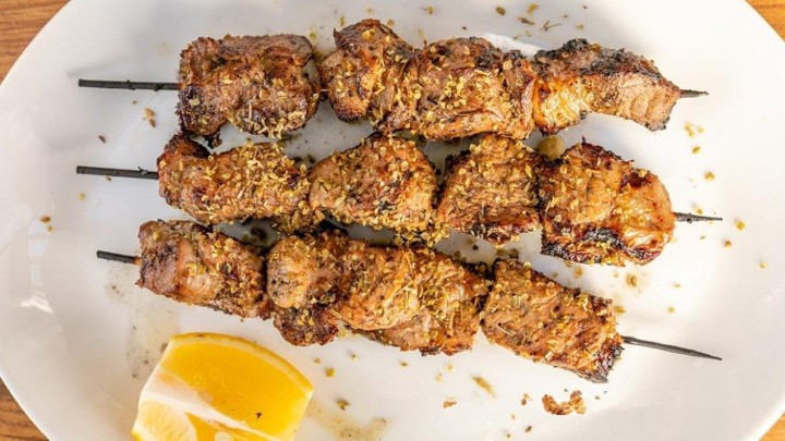 Pork Souvlakia