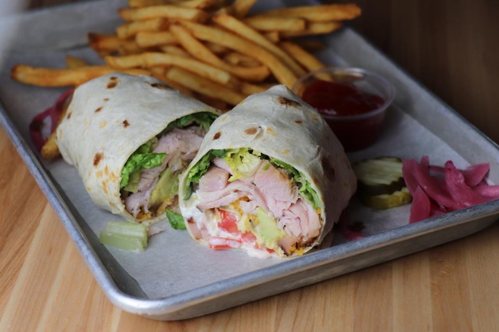 Turkey Bacon Avocado Wrap(Delivery)