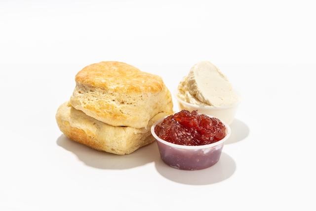 Biscuits w/ Honey Butter or Jam*