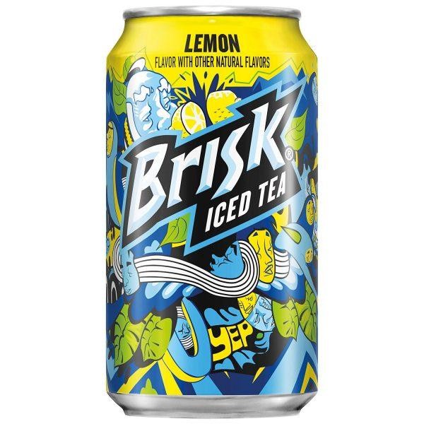 Brisk Lemon Iced Tea Can
