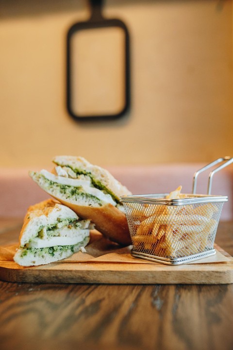 Chicken Caprese Pesto Panini