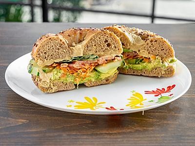 Avocado and Hummus Sandwich
