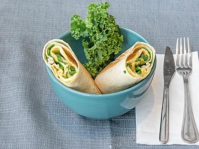 Spinach Egg Cheese Wrap