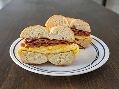 Turkey Bacon, Egg & Cheese Sandwich