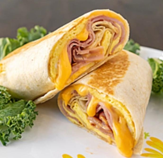 Ham Egg and Cheese Wrap