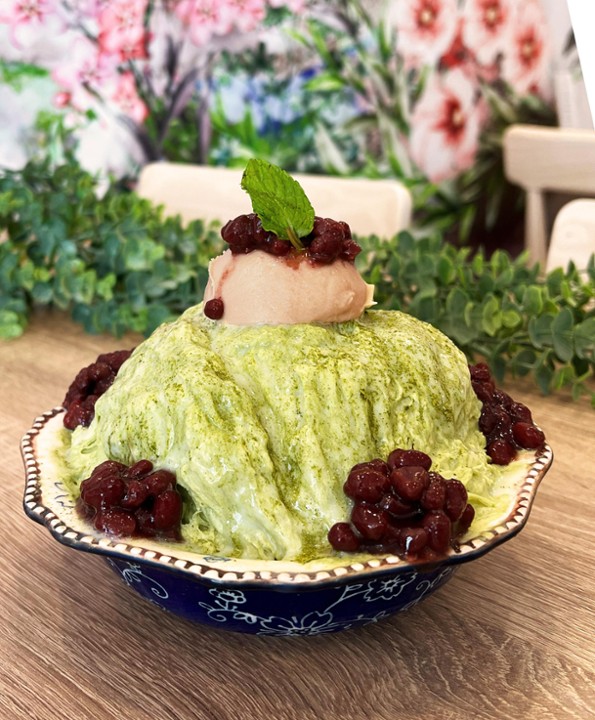 Matcha Taro Red Bean (serve 2-4 people)