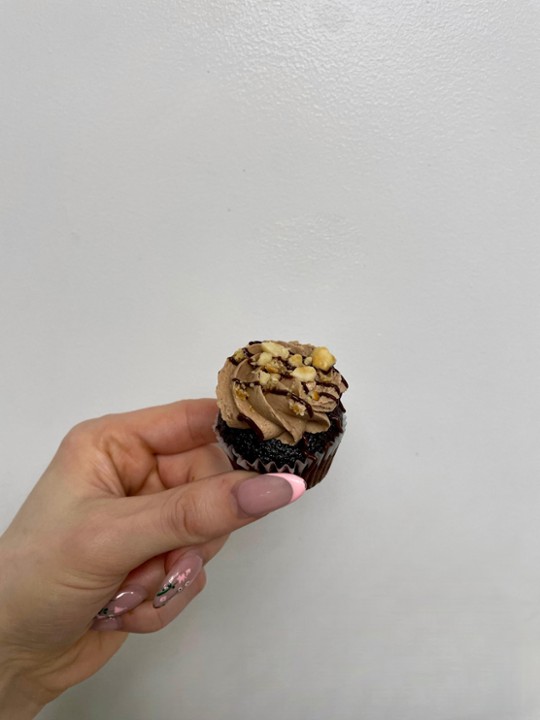Mini Chocolate Hazelnut Cupcake