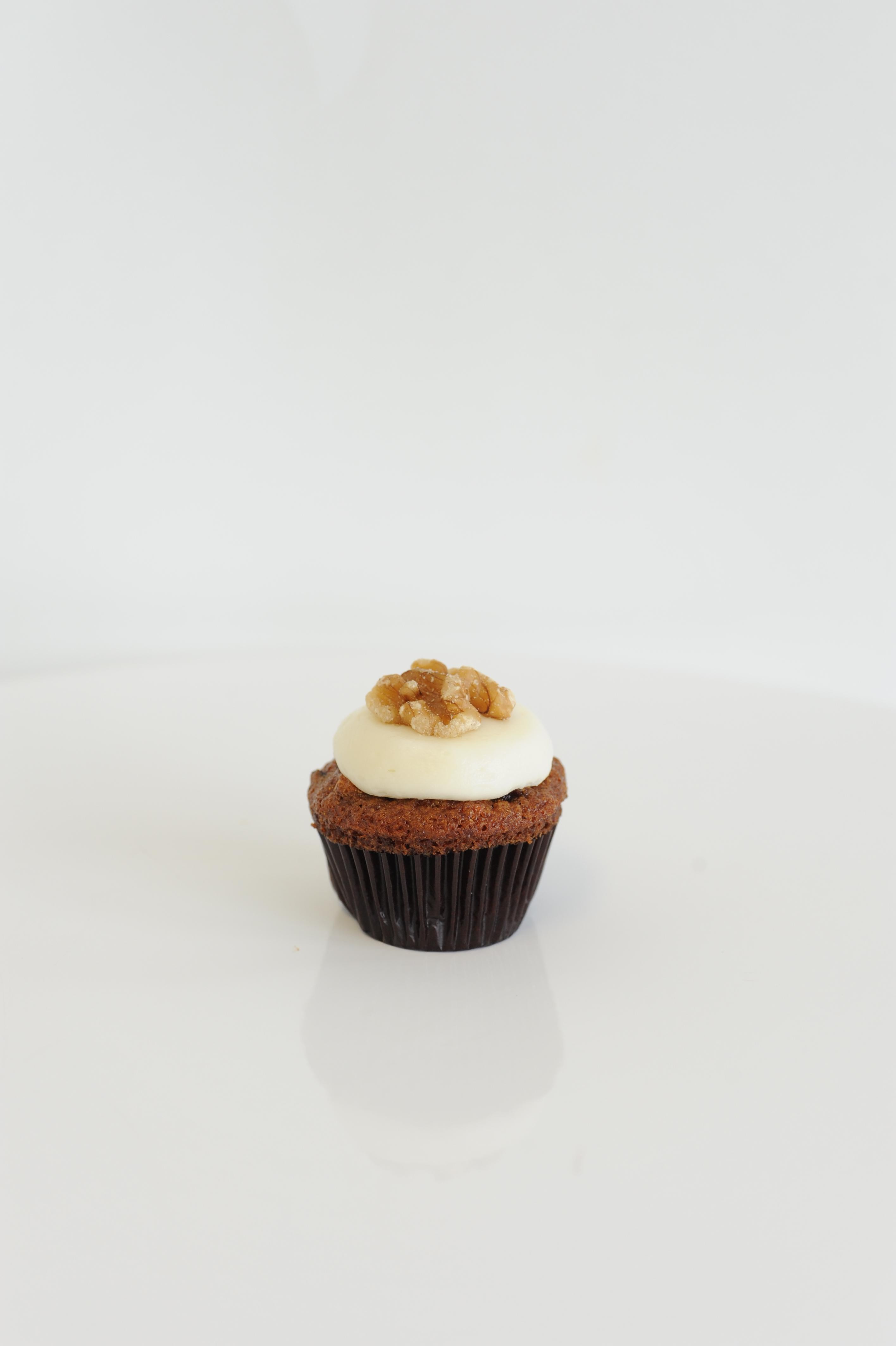 Mini Carrot Cupcake with Cream Cheese Frosting