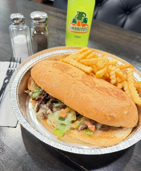 Philly Torta with Fries