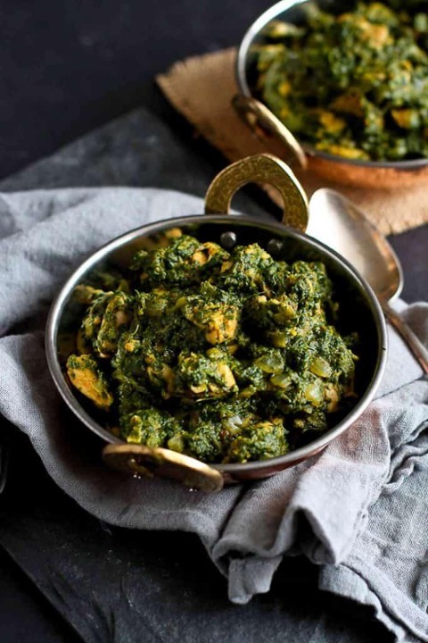 Salmon Saag