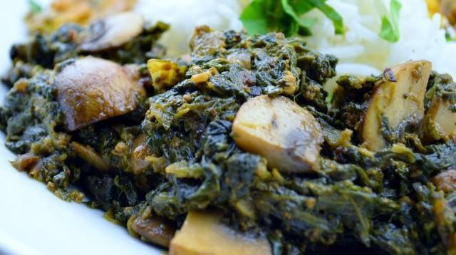 Mushroom Saag