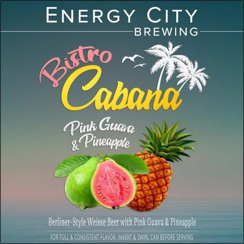 Energy City - Bistro Cabana: Pink Guava & Pineapple (16oz)