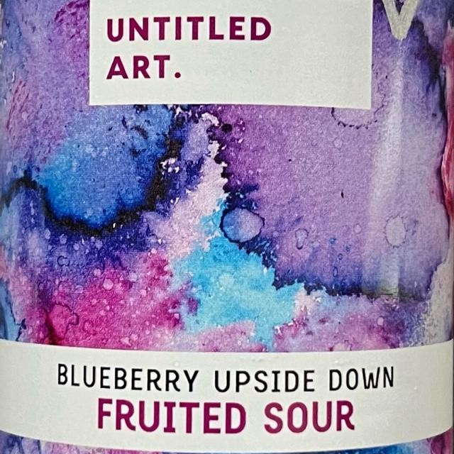 Untitled Art x Juicy Brewing - Blueberry Upside Down Fruited Sour (16 oz)
