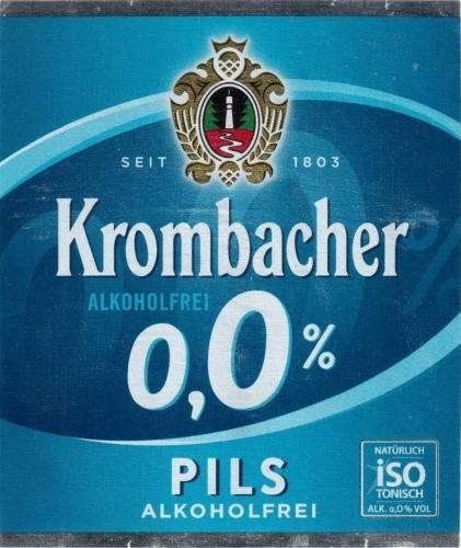 Krombacher - o.0 Pils (11.2oz)