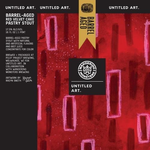 Untitled Art x Wandering Monsters - Barrel Aged Red Velvet Cake (16oz)