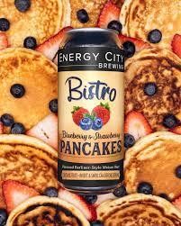 Energy City - Bistro Blueberry & Strawberry Pancakes (16oz)