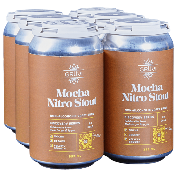 Gruvi - Mocha Nitro Stout NA (12oz)