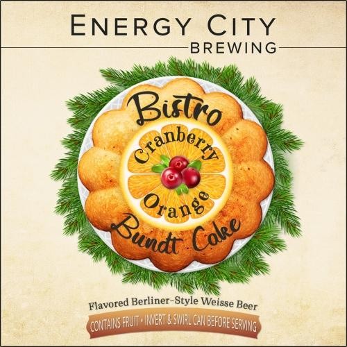 Energy City - Bistro Cranberry Orange Bundt Cake (16oz)