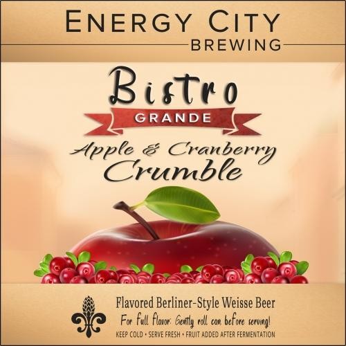 Energy City - Bistro: Apple & Cranberry Crumble (16oz)