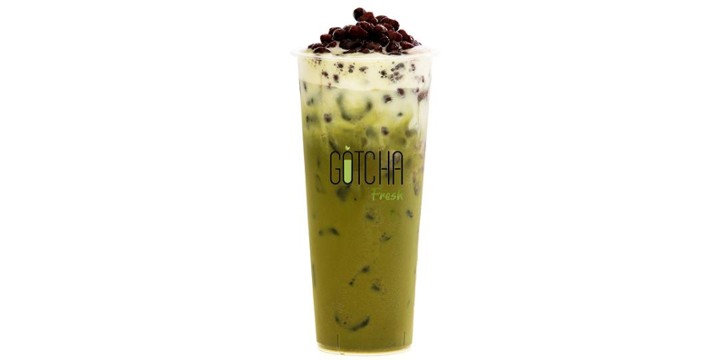 Matcha Red Bean Smoothie