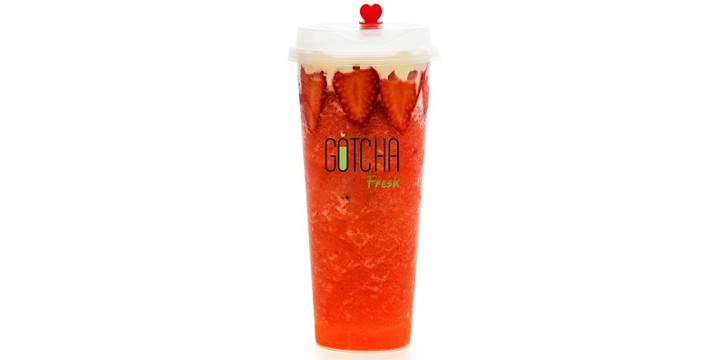 Strawberry Macchiato - Tea Slush