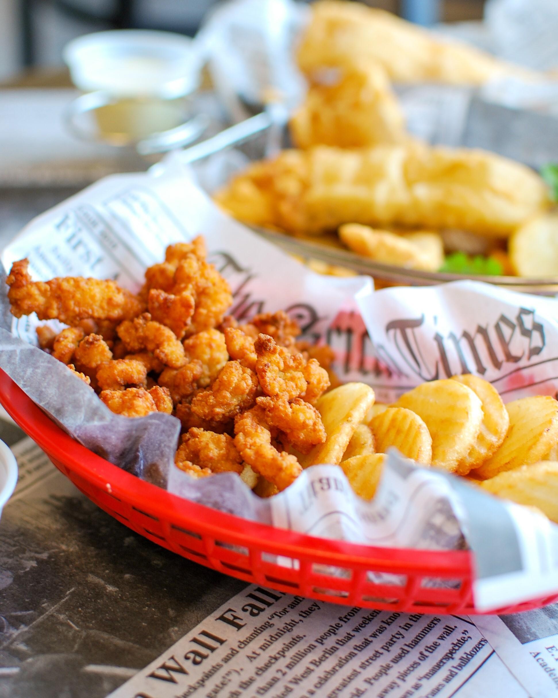 Fried Clam Strips & Chips