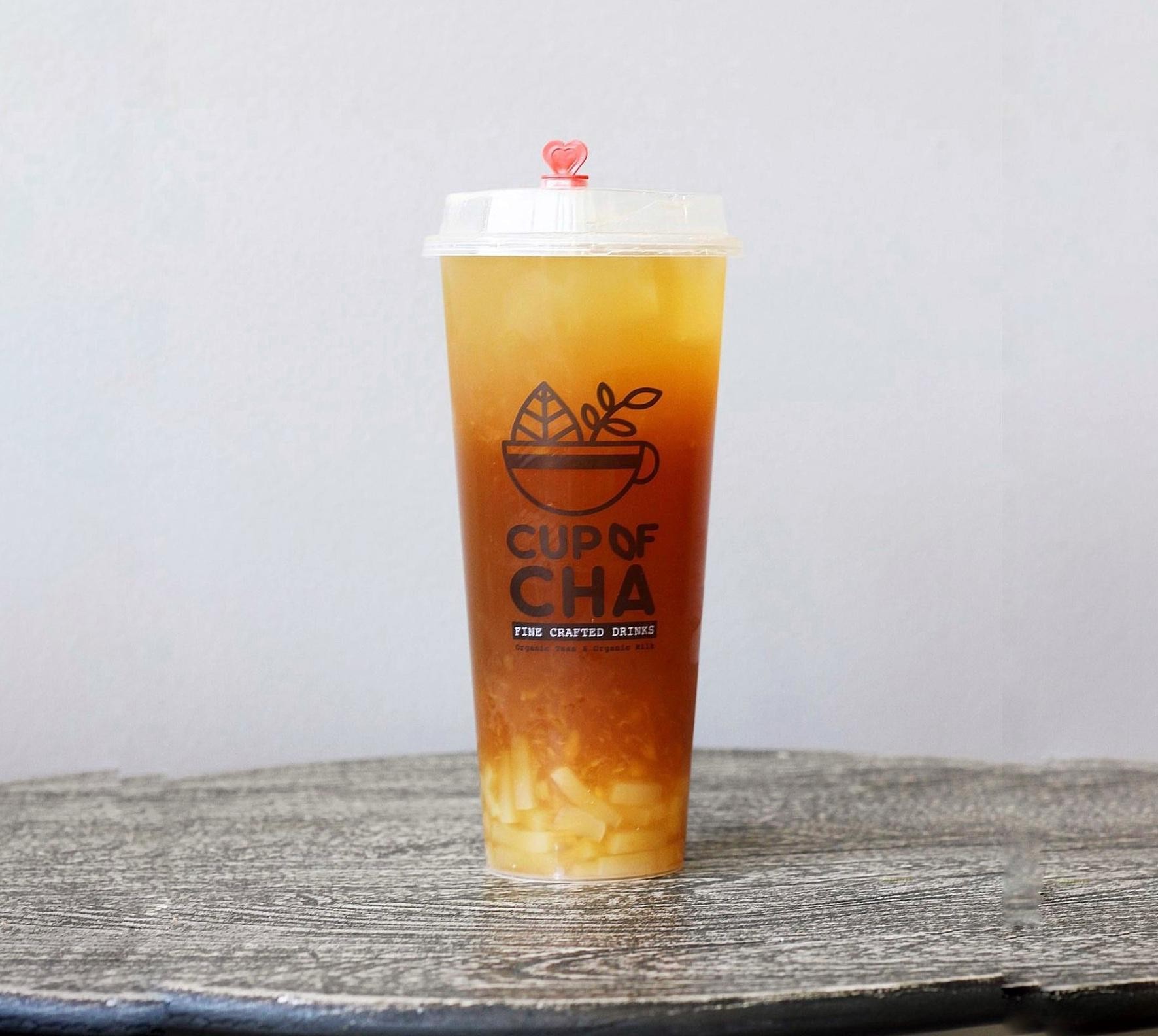 Tropical paradise fruit tea (includes lychee jelly)