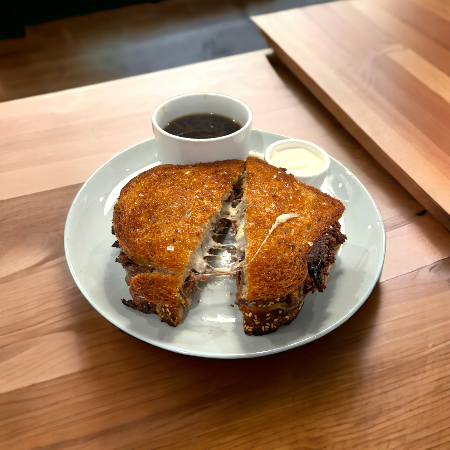 French Dip Grilled Cheese