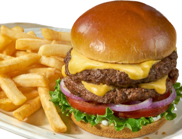 Double Cheeseburger & Fries