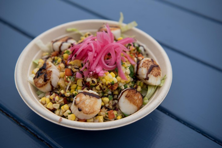 Seared Scallop Salad