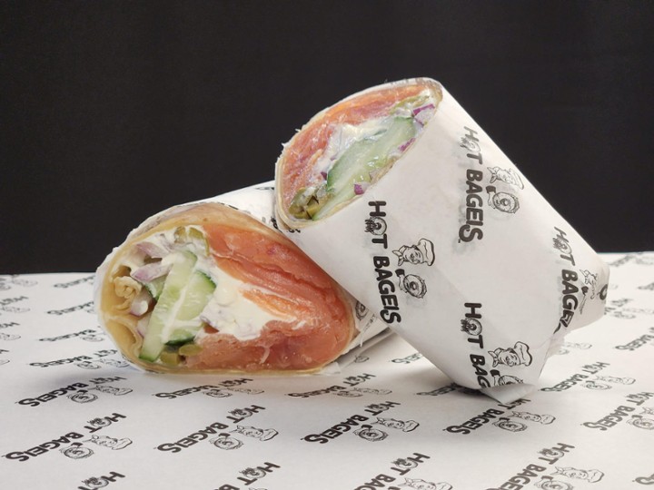 Lox and Cream Cheese Wrap
