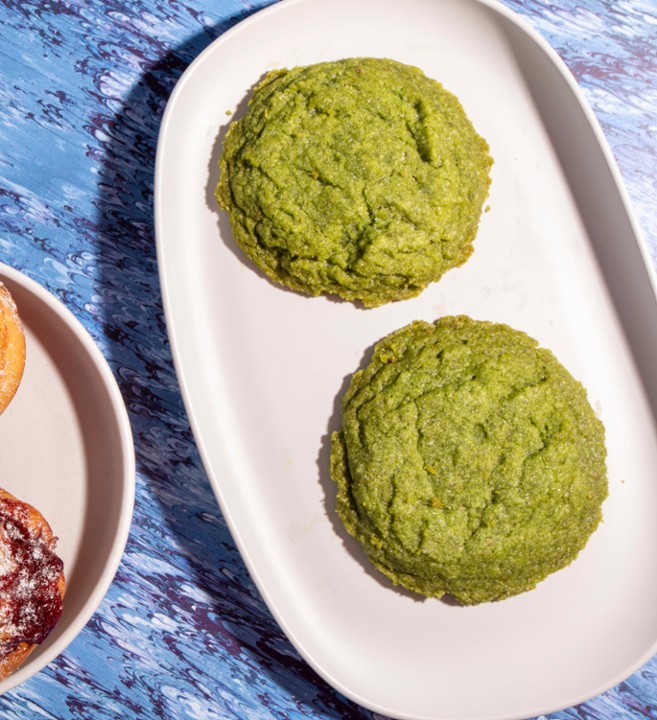 Vegan Matcha Sugar Cookie (coconut oil)