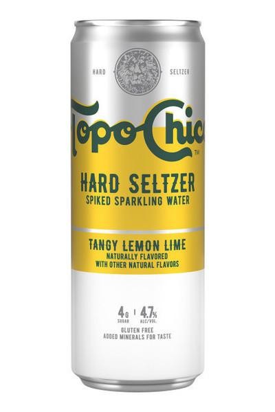 Topo Chico Hard Seltzer Tangy Lemon Lime - Beer - 24oz Can