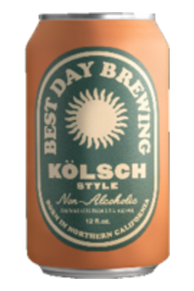 Best Day Brewing Non-Alcoholic Kolsch Ale - Beer - 6x 12oz Cans